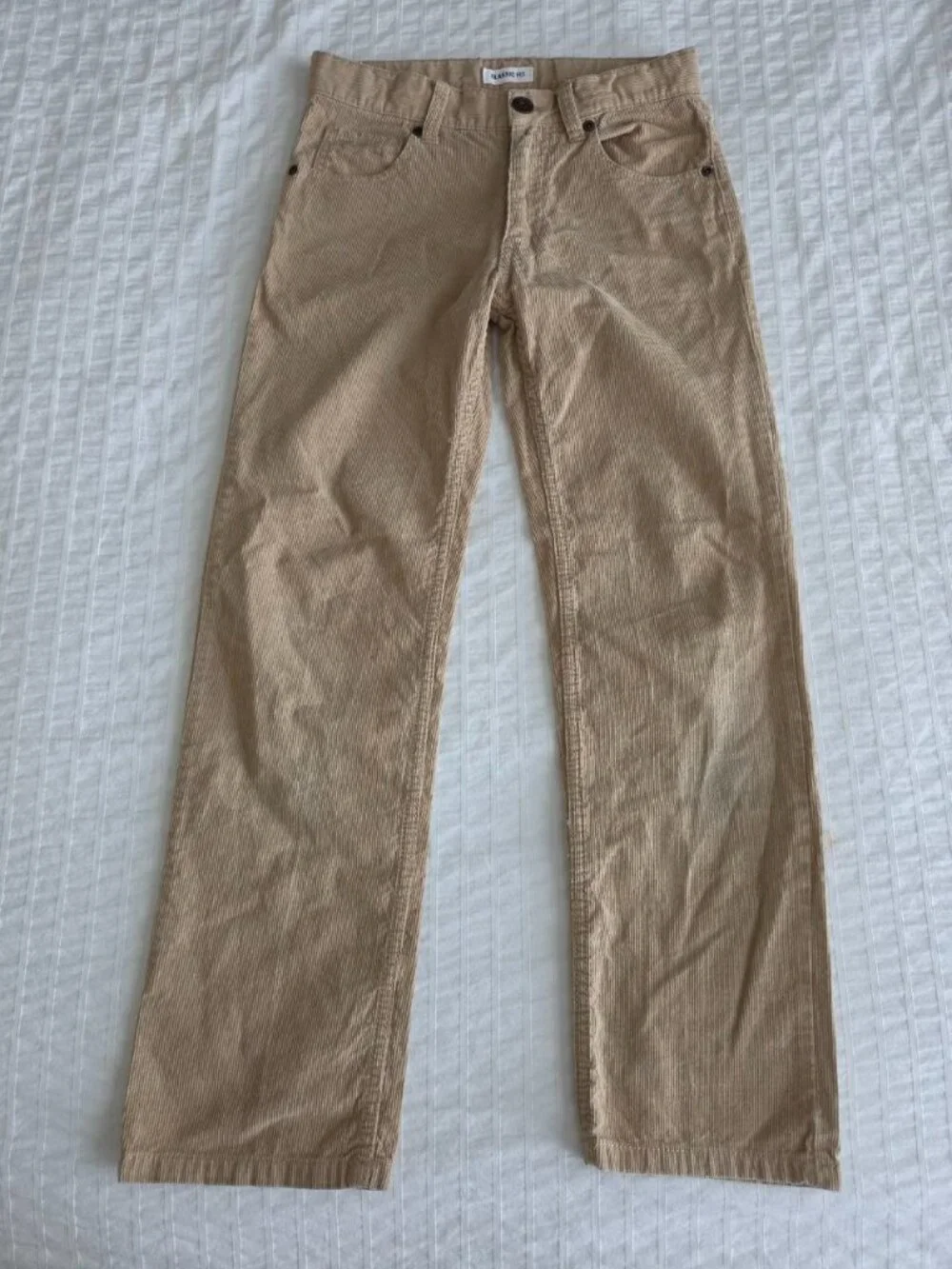 Gymboree Boys Corduroy Pants Size 10 Khaki Classic Fit 100% Cotton